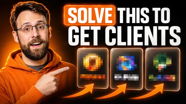 Duncan Rogoff's YouTube thumbnail: Solve this to get clients